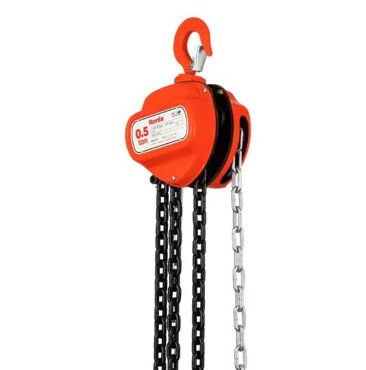 Manual chain hoist (trolley) RONIX RH-4101, 0.5 ton — photo 1