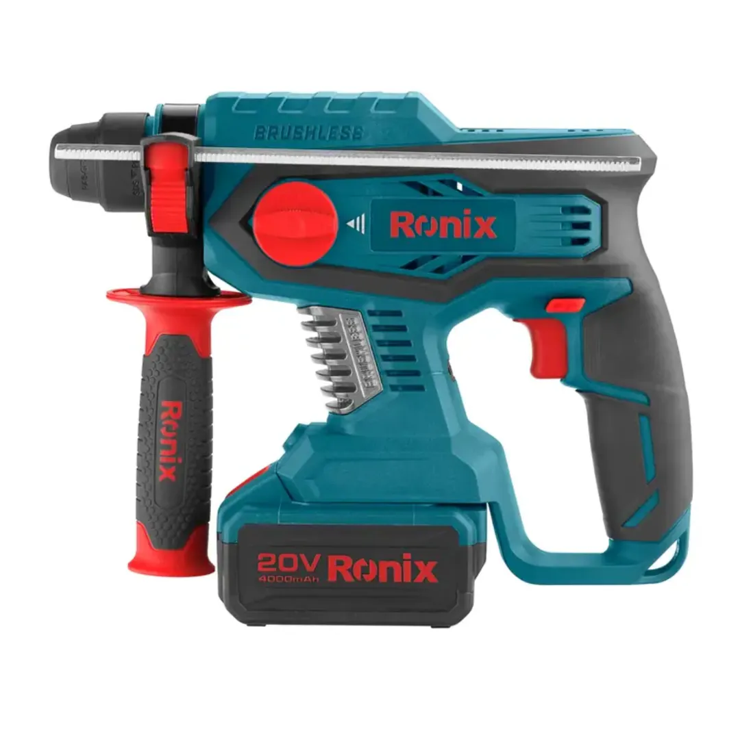 Беспроводной бесщеточный перфоратор Ronix-8910 20V 22mm — фото 3