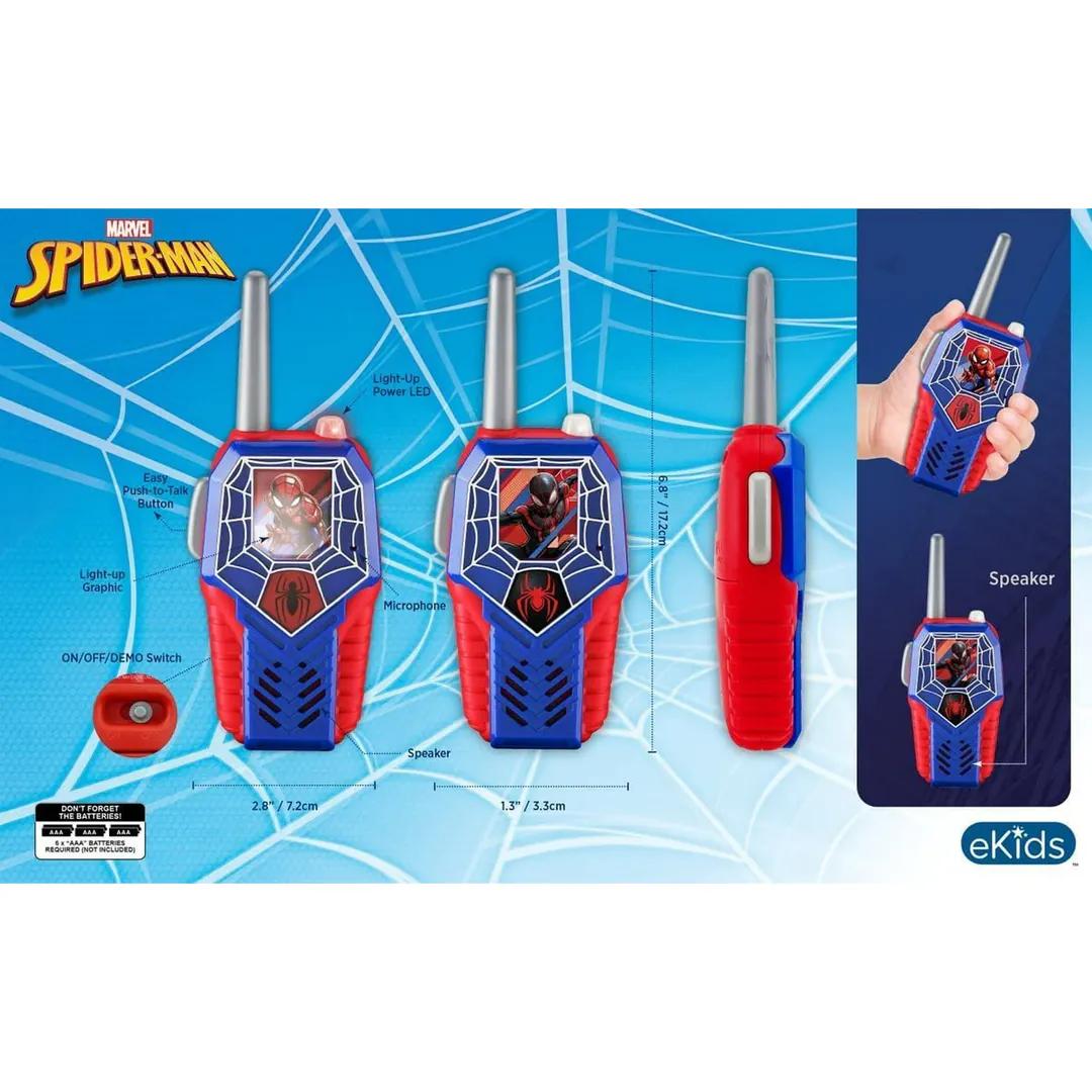 Детская игрушка DISEN Spider-Man рации — фото 6