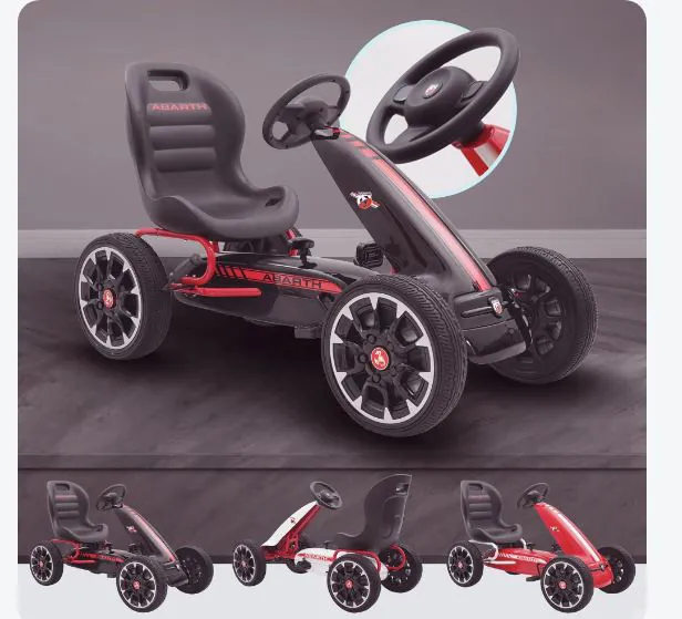 Children's pedal-powered metal go-kart 9388B — photo 4