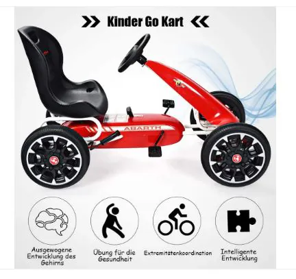 Children's metal pedal kart 9388R — photo 3