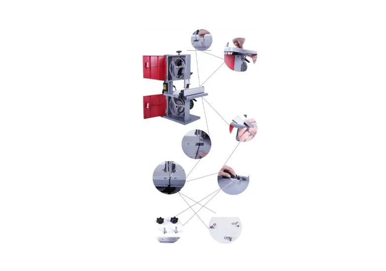 ლენტური ხერხი JIFA JFB10 (420 W) — ფოტო 2