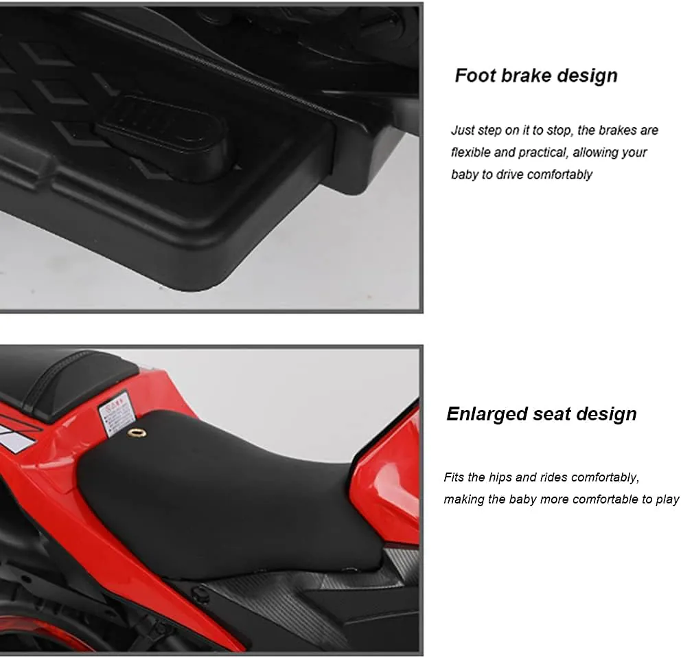 Children's Electric Motorcycle 888-RED — photo 5