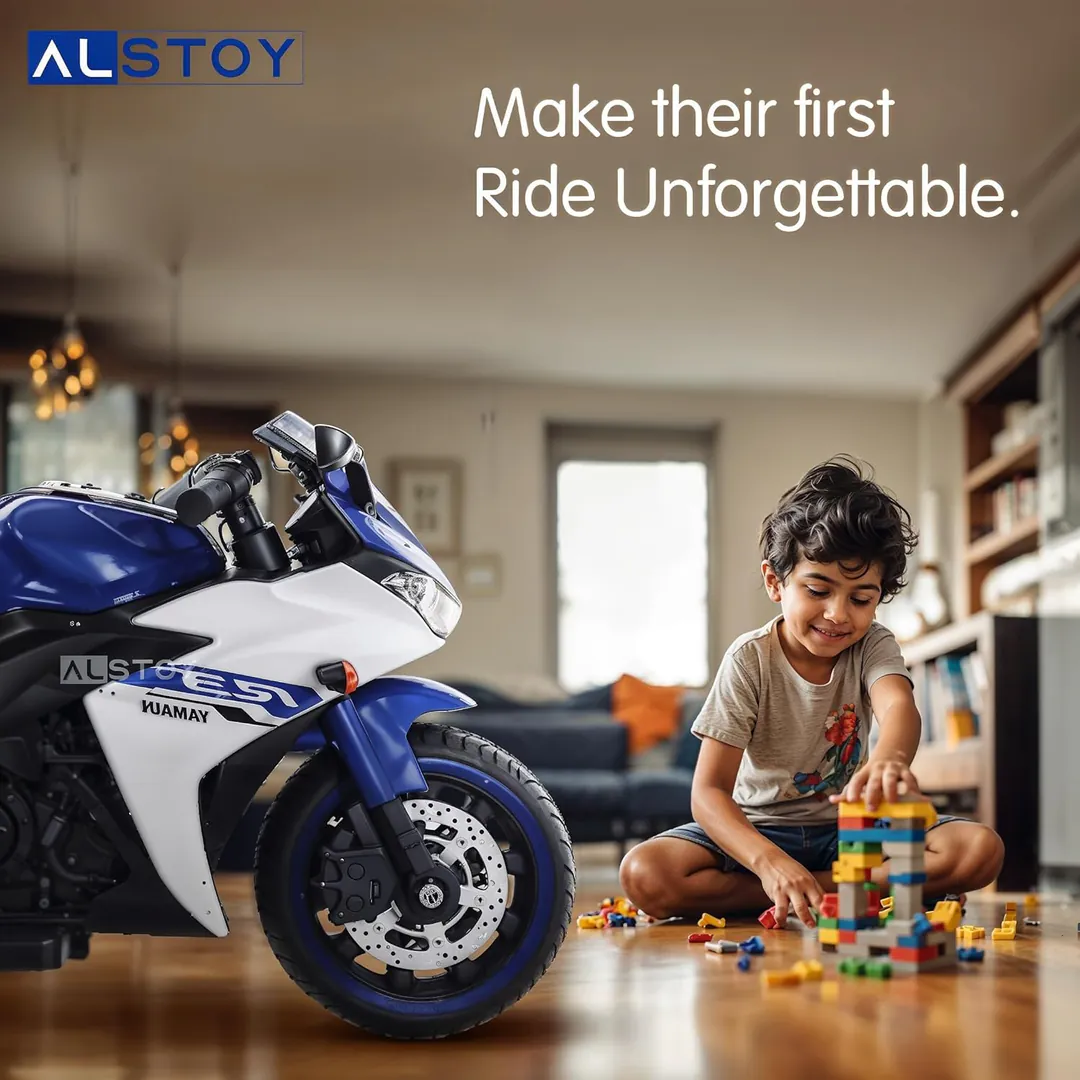 Children's Electric Motorcycle 888-BLU — photo 9