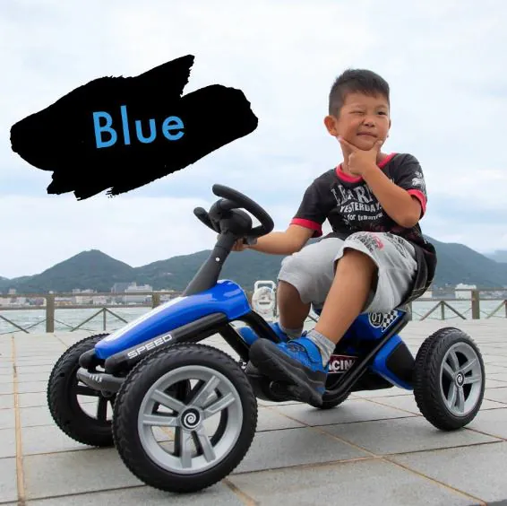 Children's pedal metal go-kart 3188-BLU — photo 2