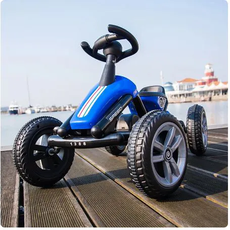 Children's pedal metal go-kart 3188-BLU — photo 1