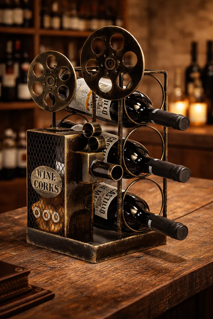 Decorative Wine Rack "Movie Projector" – 3 — photo 7