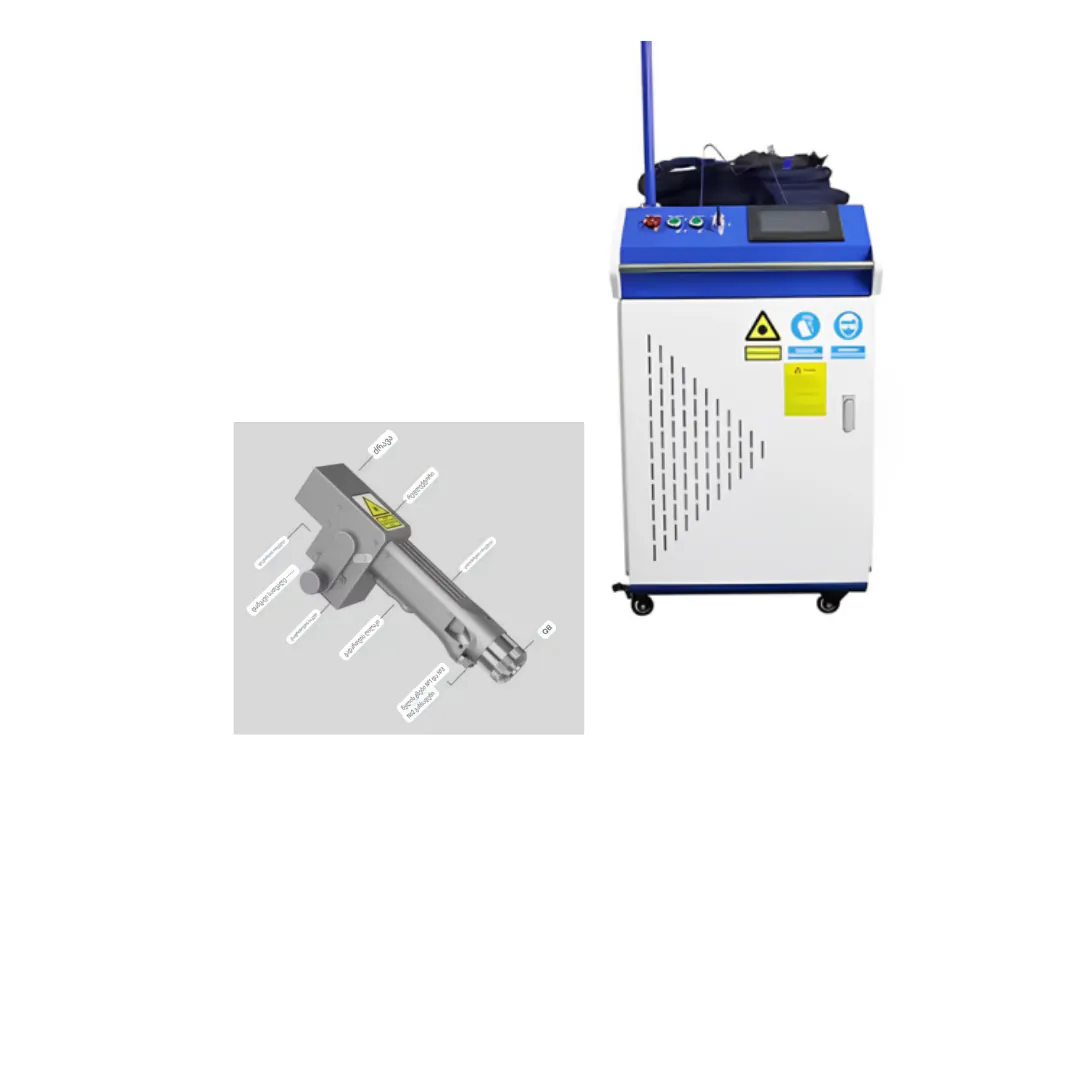 ელექტრო ლაზერული საწმენდი აპარატი 1500W AOLO — ფოტო 1