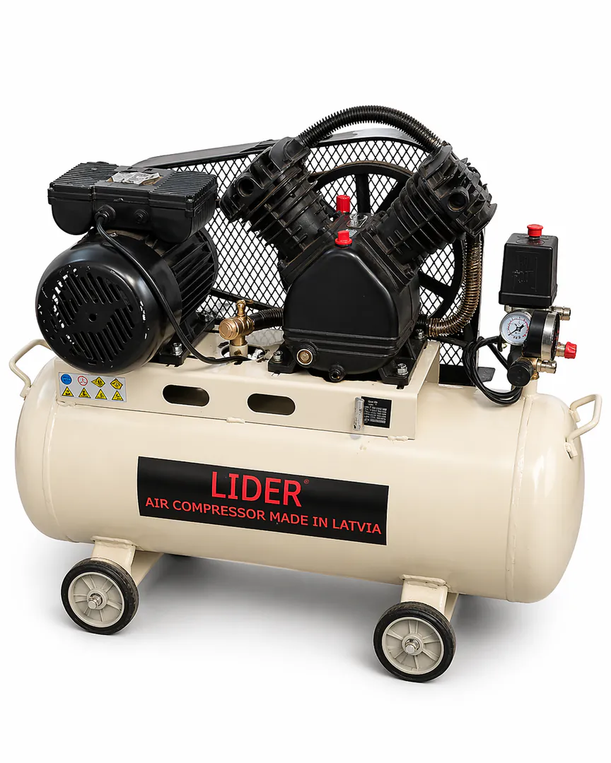 Воздушный компрессор (масляный) LIDER LD80Z (2200 Вт) — фото 2