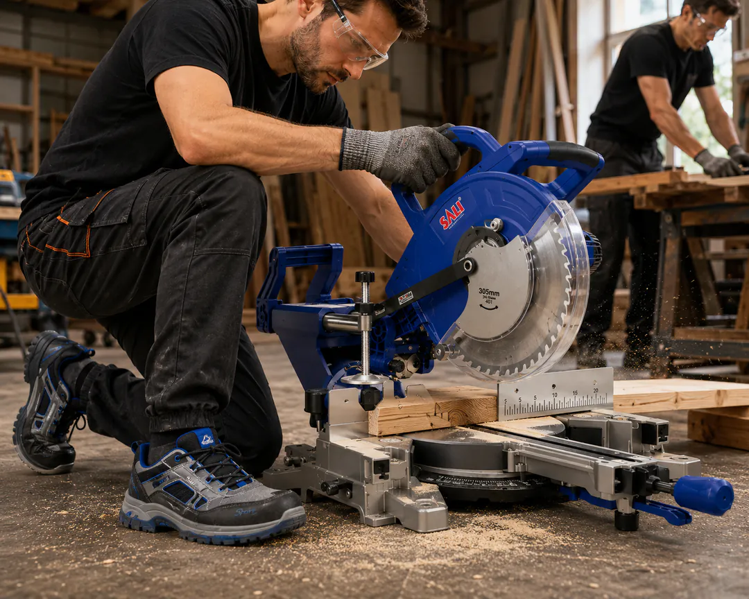 ელექტრო ცირკულარული ხერხი 305MM/2000W — ფოტო 2