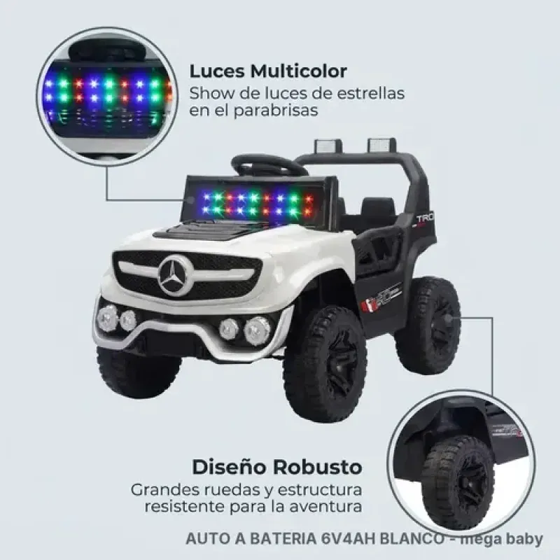 ბავშვთა ელექტრო მანქანა Mercedes-Benz PL-501(618)W — ფოტო 9
