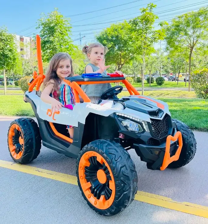 Children's electric car with steel shock absorbers — photo 1