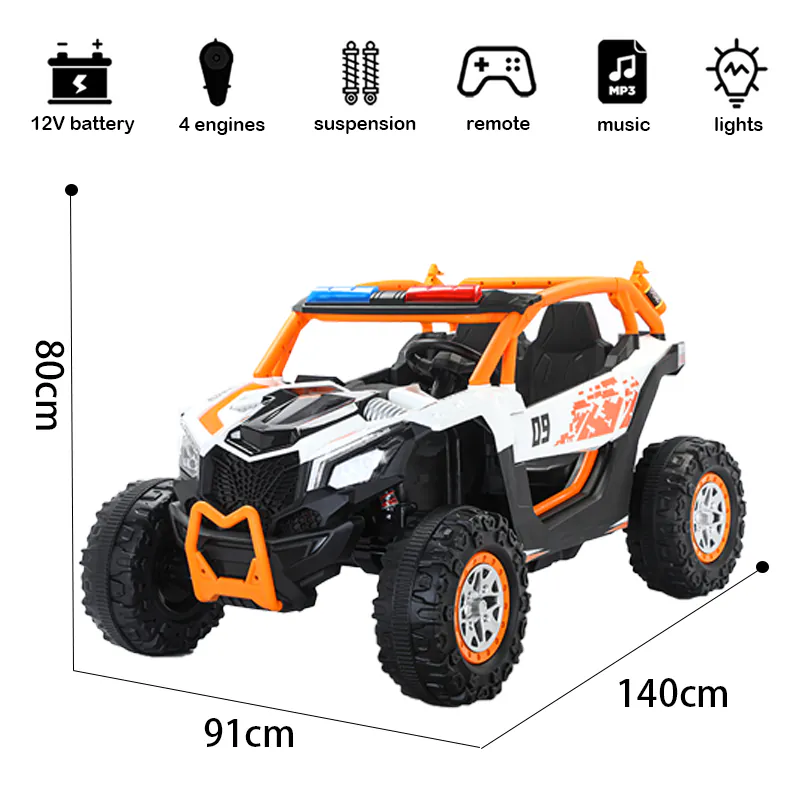 Children's electric car with steel shock absorbers — photo 4