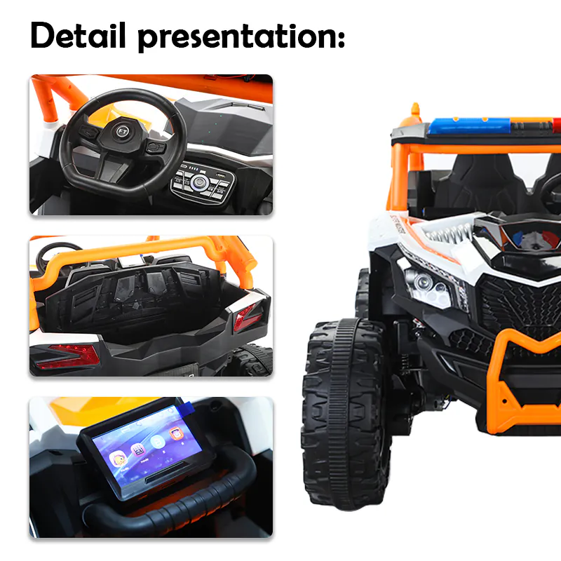 Children's electric car with steel shock absorbers — photo 9