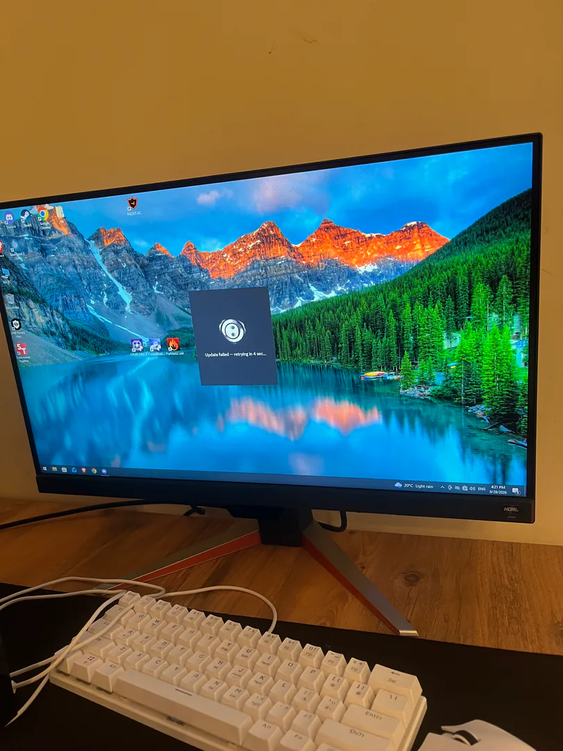 Gaming monitor with speakers 24inch 165hz — photo 1