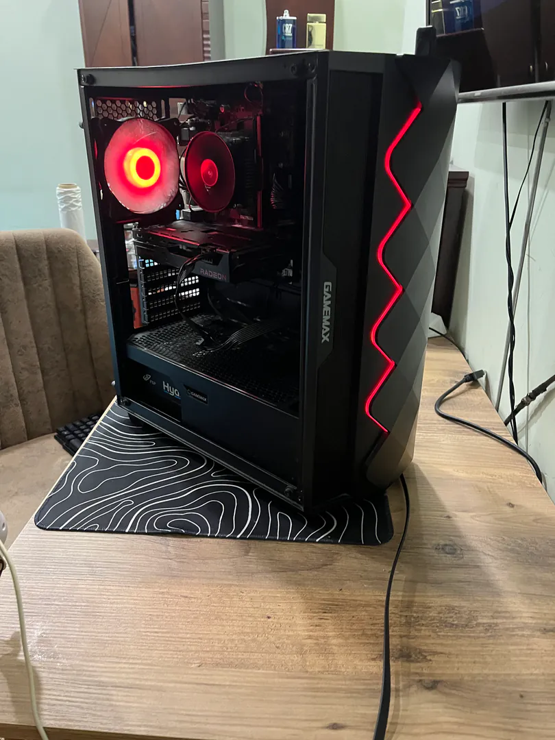 კომპიუტერი RX 6600 8GB SAPPHIRE PULSE i5 9400F 2x8 r — ფოტო 1