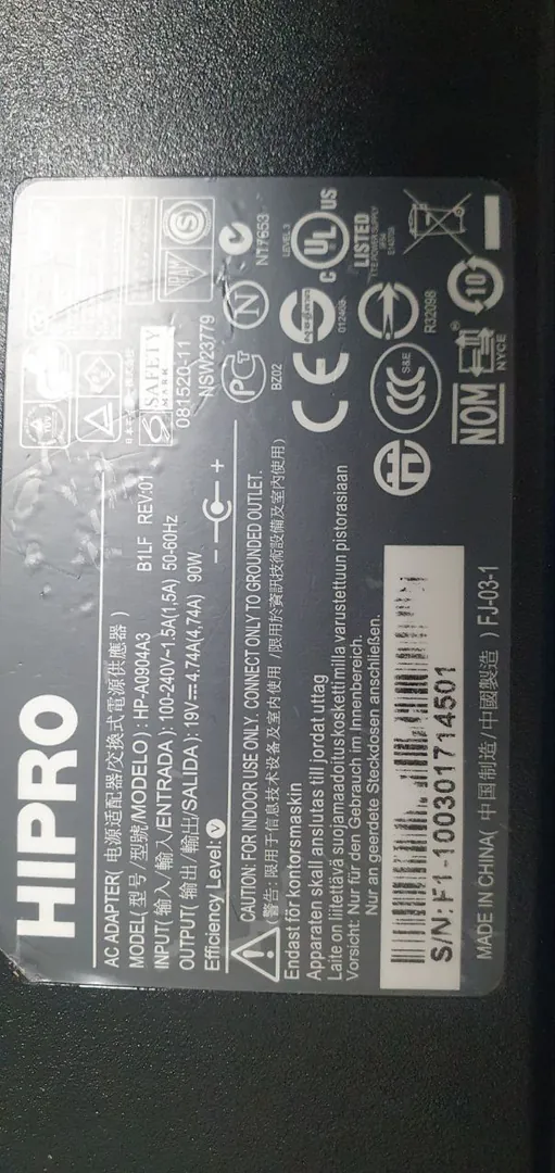 Original 90W power supply (used) — photo 2