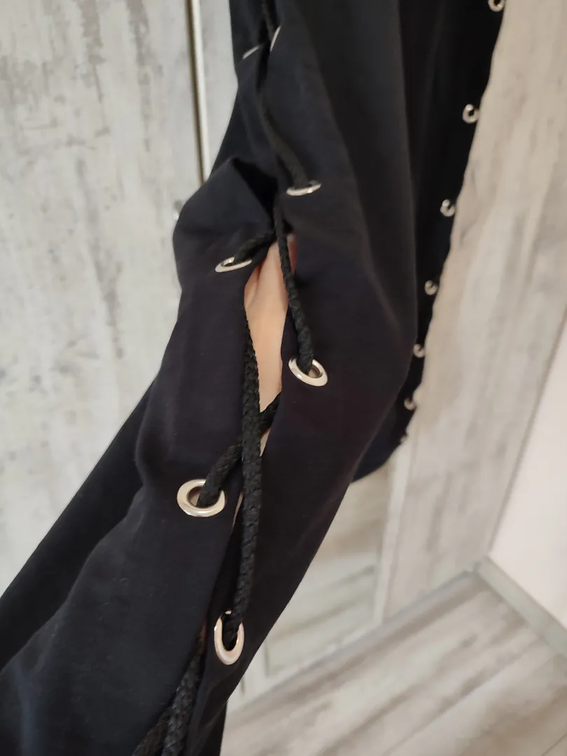 Women's trousers with eyelets and drawstrings (size 46) — photo 3