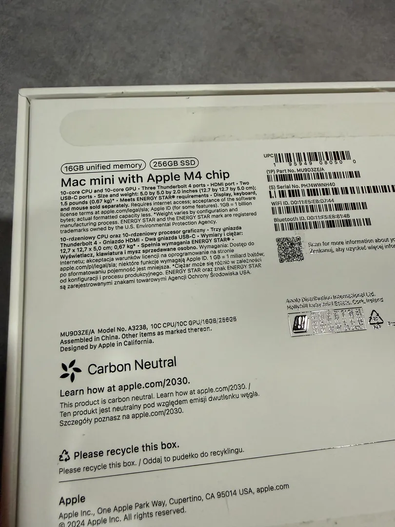 Selling Mac mini M4 16GB/256Gb — photo 4