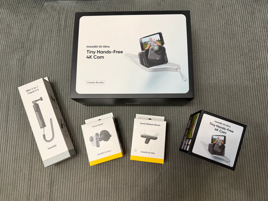 Insta360 GO Ultra Creator Bundle — Like New — photo 1