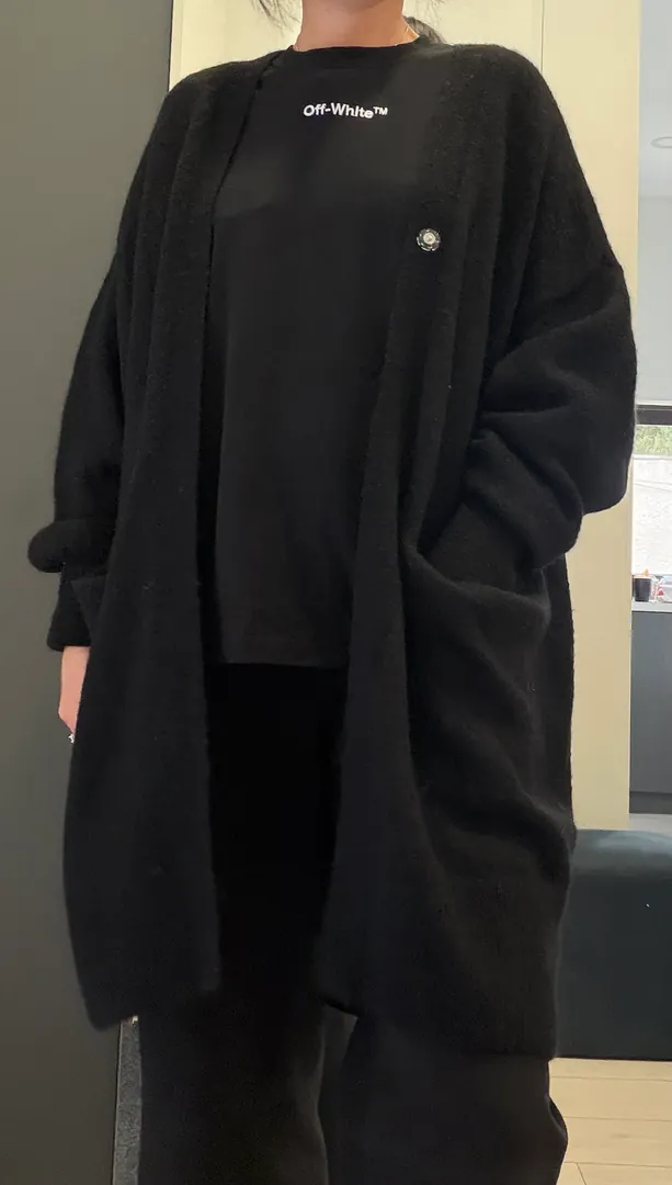 Alpaca wool cardigan — photo 4