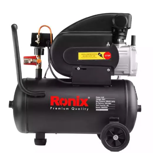 ჰაერის კომპრესორი Ronix RC-2510, 25ლ 1490W — ფოტო 4