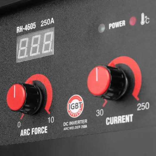 შედუღების აპარატი Ronix RH-4605, 250A, 11.7 KVA — ფოტო 4