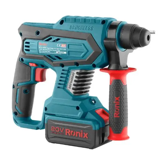 Беспроводной бесщеточный перфоратор Ronix-8910K 20V 22mm — фото 3