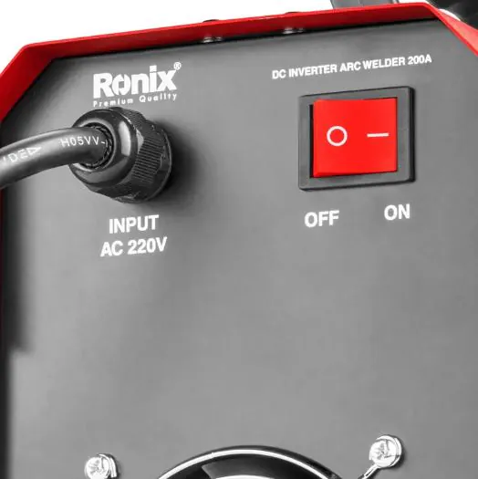 შედუღების აპარატი Ronix RH-4604, 200A, 9.5 KVA — ფოტო 7