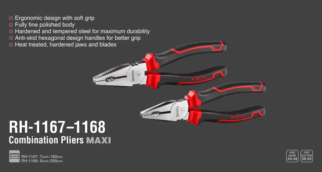 ბრტყელტუჩა 8'' RONIX RH-1168 — ფოტო 2