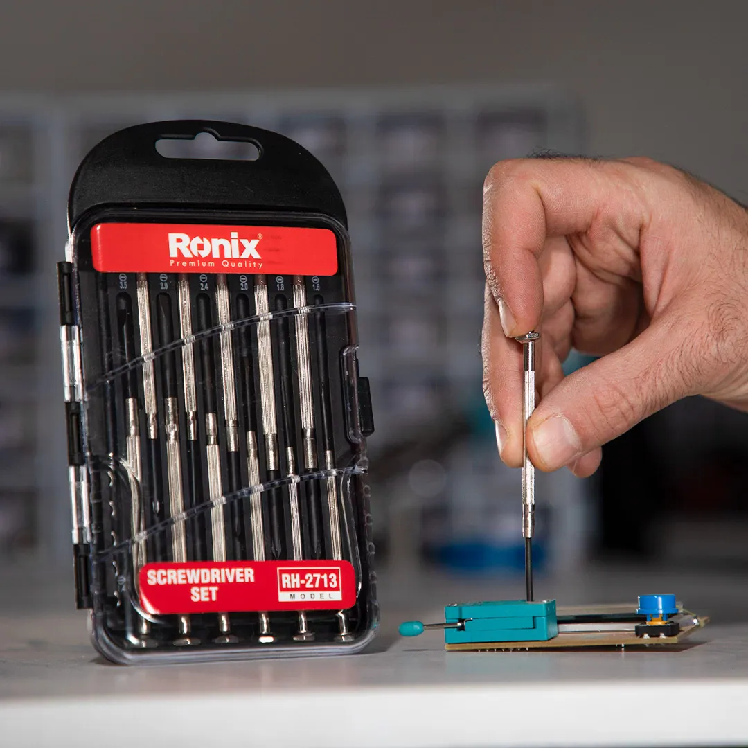 ზუსტი სახრახნისების ნაკრები Ronix RH-2713, 12ც — ფოტო 1