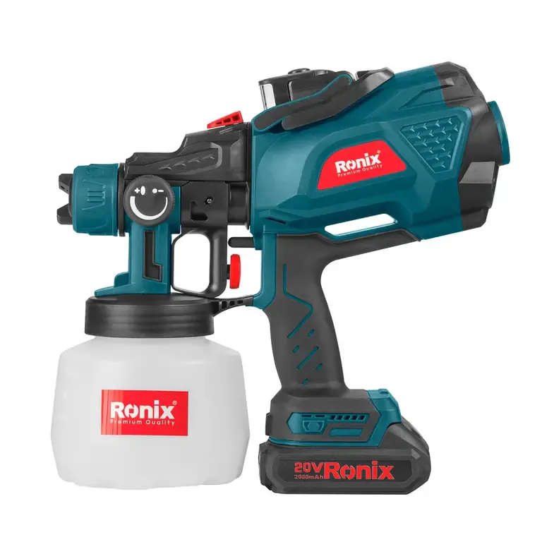 Беспроводной краскораспылитель Ronix-8604C 20V без аккумулятора — фото 2