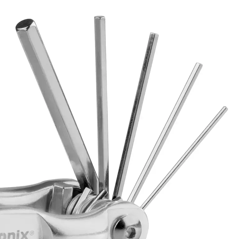 დასაკეცი ექვსკუთხა გასაღებების ნაკრები 8pcs RONIX — ფოტო 5