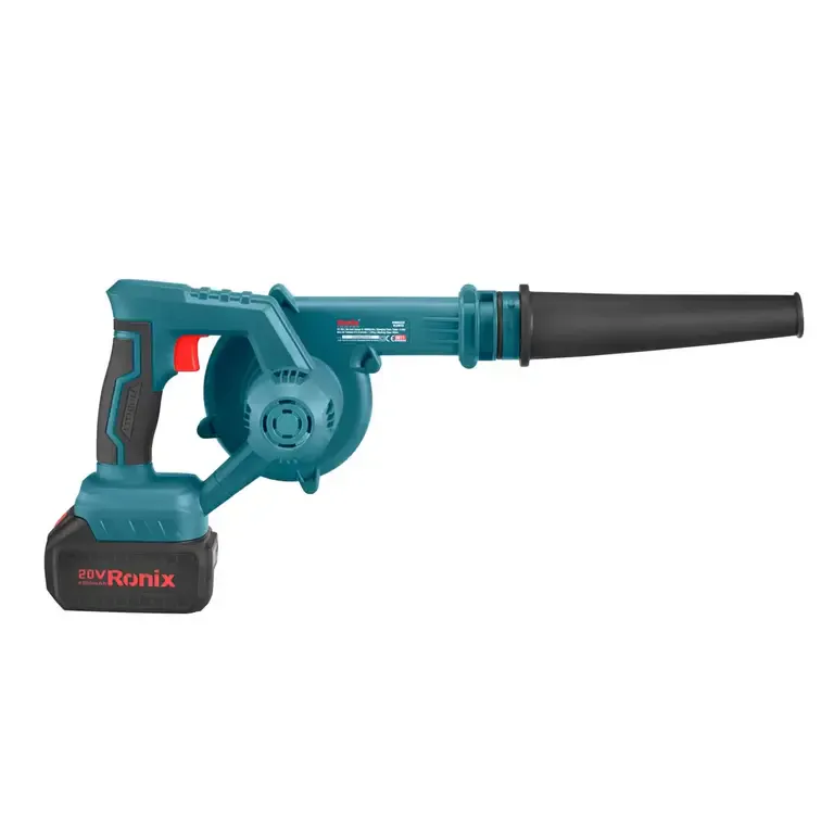 უსადენო ჰაერდამბერი Ronix 8611c, 20V ელემენენტის — ფოტო 3