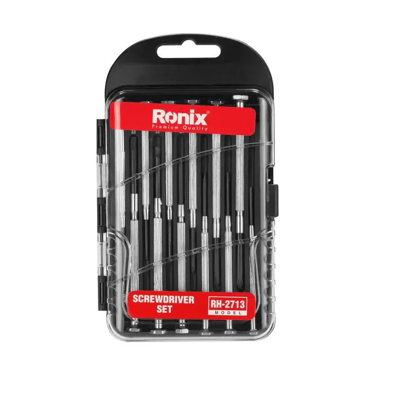 ზუსტი სახრახნისების ნაკრები Ronix RH-2713, 12ც — ფოტო 2