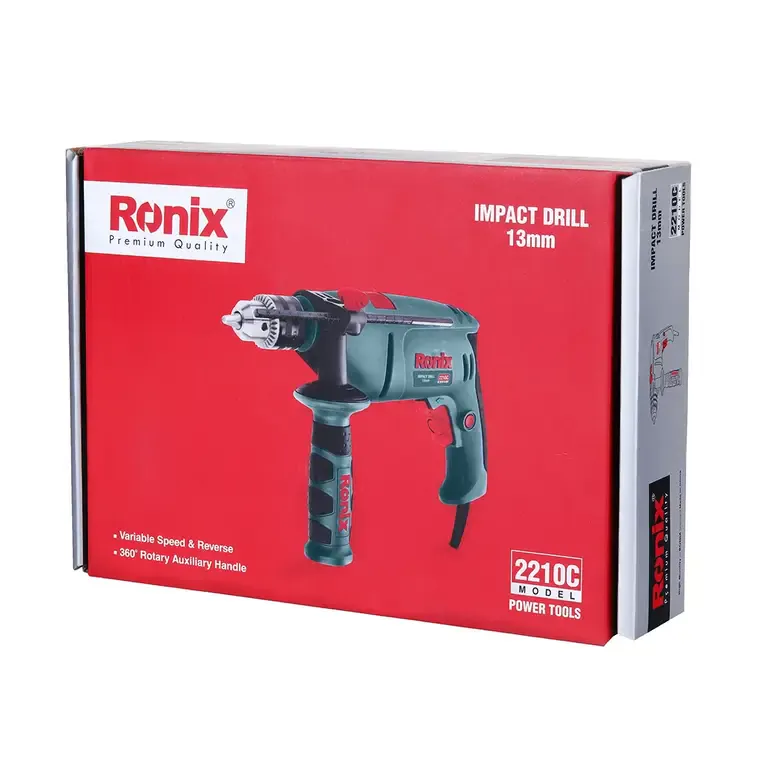 Электрическая ударная дрель Ronix-2210c 810W — фото 8
