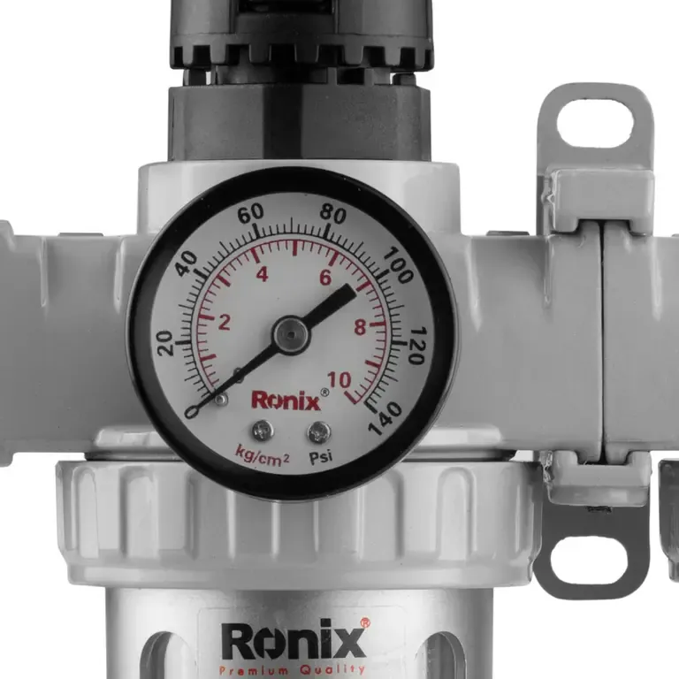 ორმაგი ჰაერის ფილტრი, რეგულატორი Ronix RH-6902, — ფოტო 3