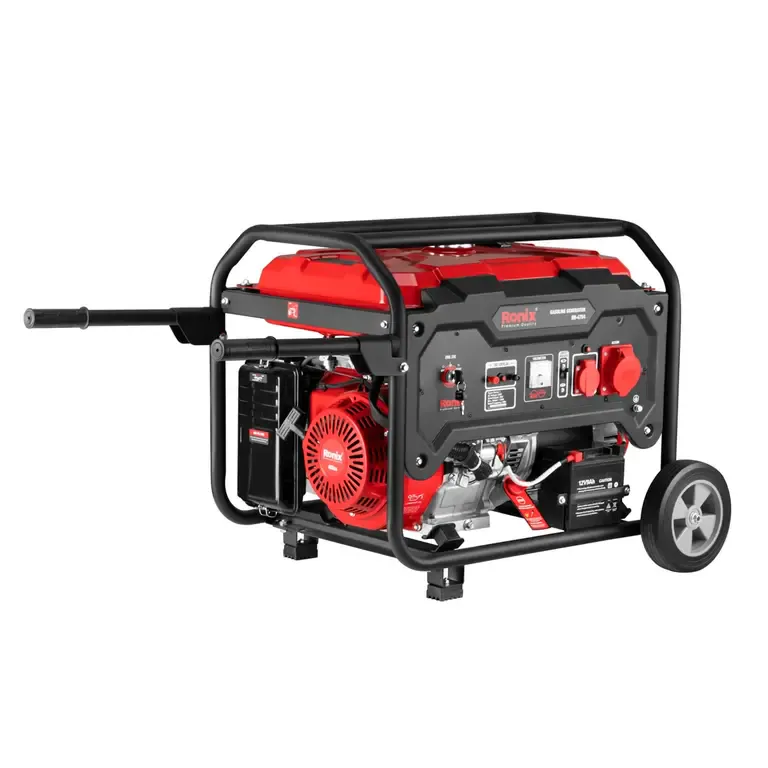 ბენზინის გენერატორი Ronix Rh-4784, 7.5 კვტ — ფოტო 1