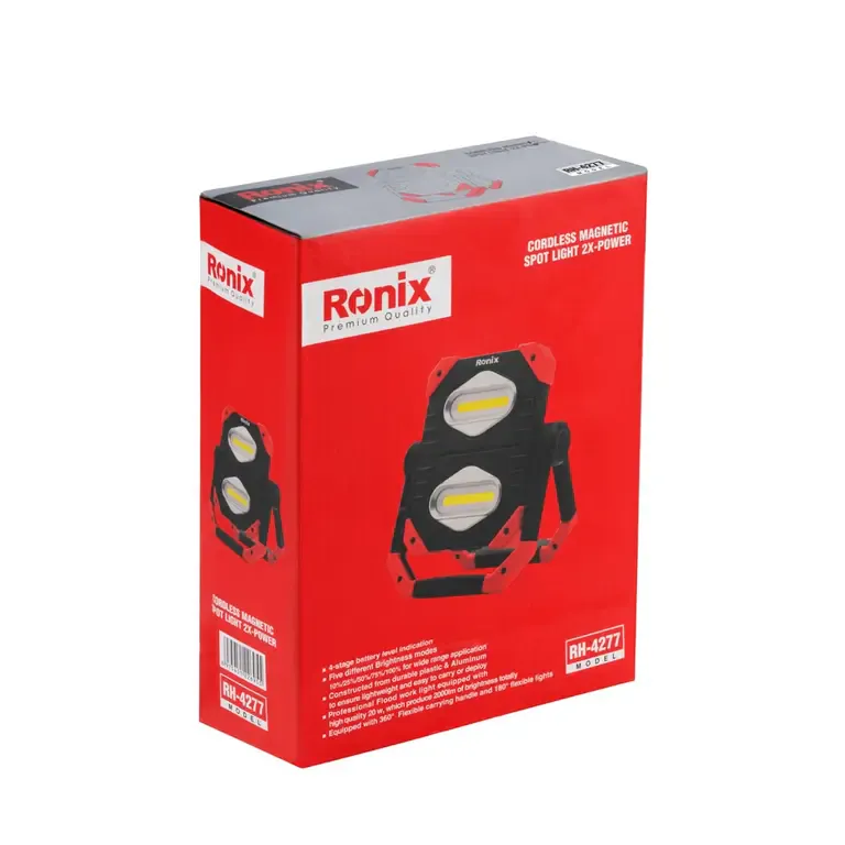 უსადენო ორმაგი პროჟექტორი Ronix RH-4277 — ფოტო 7