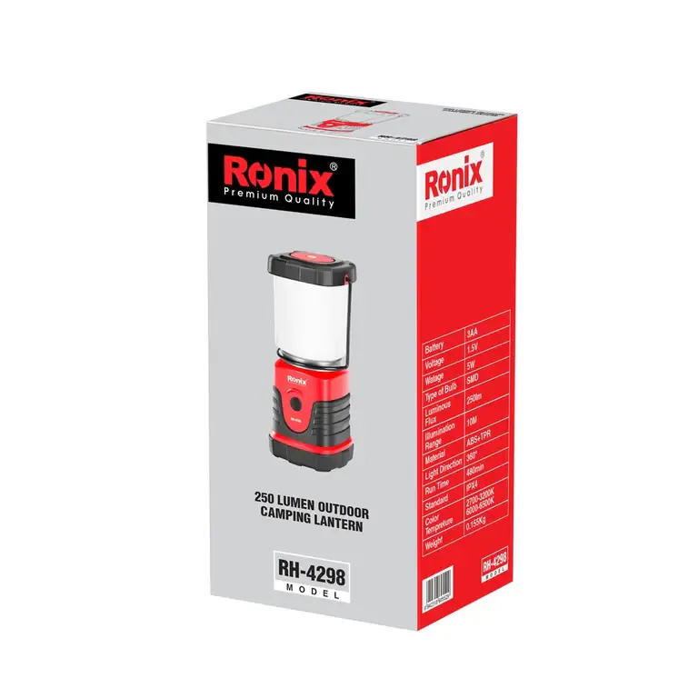 კემპინგის სანათი RONIX RH-4298 — ფოტო 2