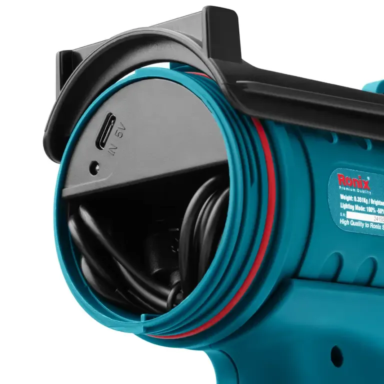 დატენვადი პროჟექტორი 500lm RONIX RH-4233 — ფოტო 9