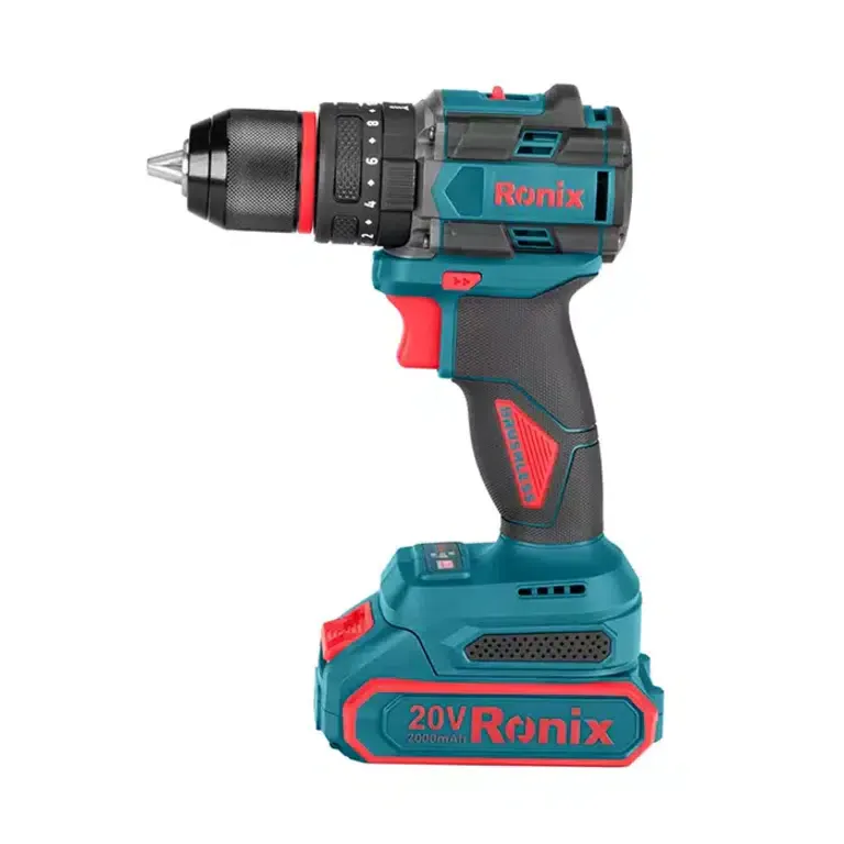Беспроводной бесщёточный шуруповёрт-дрель Ronix-8670 20V — фото 8