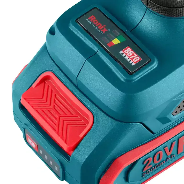 Беспроводной бесщёточный шуруповёрт-дрель Ronix-8670 20V — фото 4