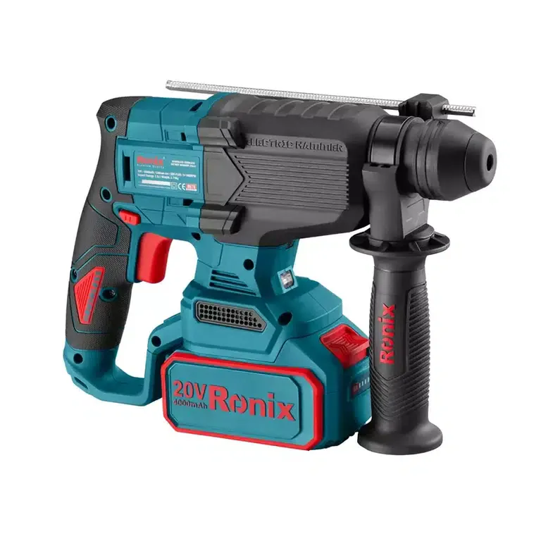 უსადენო უნახშირო პერფორატორი Ronix-8678 20V 2.5J — ფოტო 1