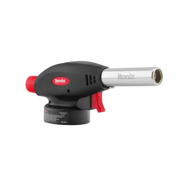 გაზის სანთურა 90° — 19 მმ RONIX RH-4570 — ფოტო 2