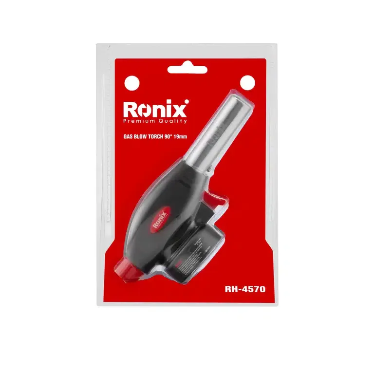 გაზის სანთურა 90° — 19 მმ RONIX RH-4570 — ფოტო 6