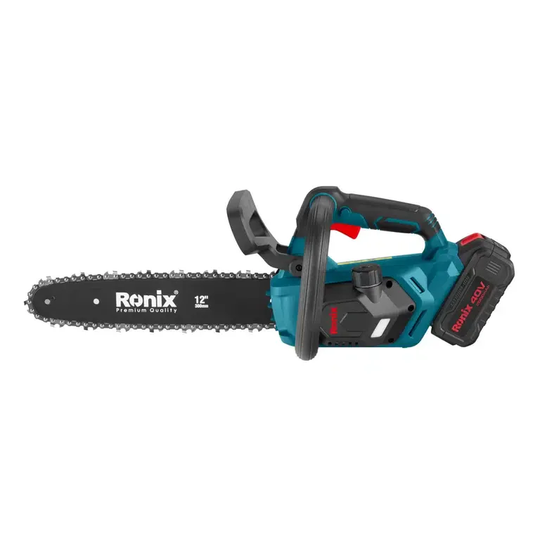 უნახშირო ჯაჭვური ხერხი Ronix-8923 40V, 30სმ — ფოტო 7