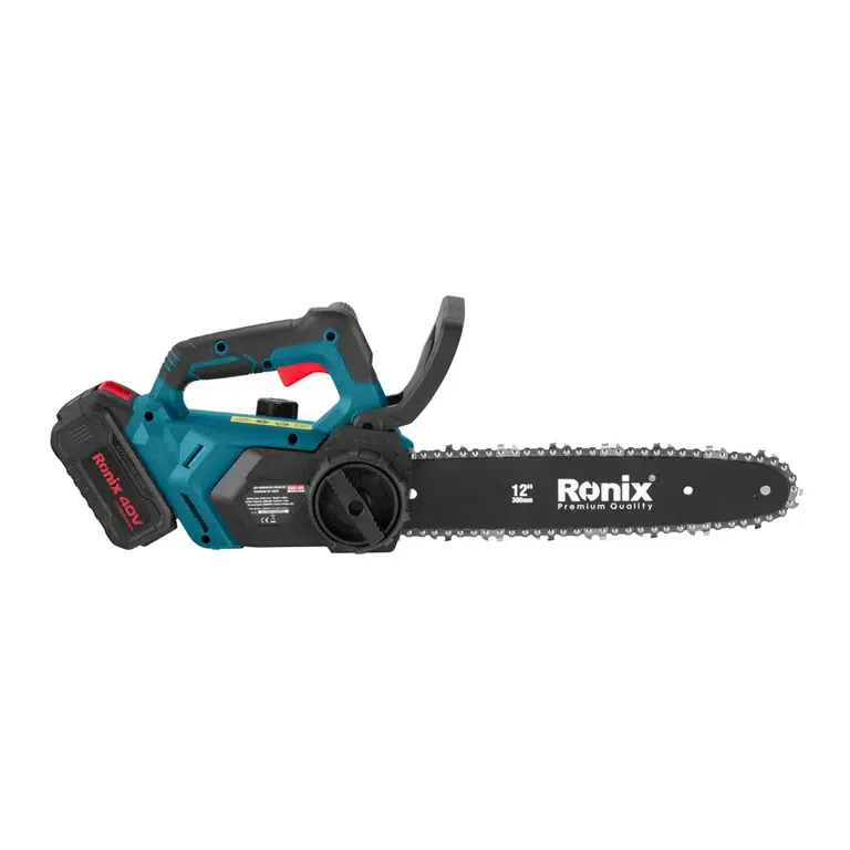 უნახშირო ჯაჭვური ხერხი Ronix-8923 40V, 30სმ — ფოტო 2