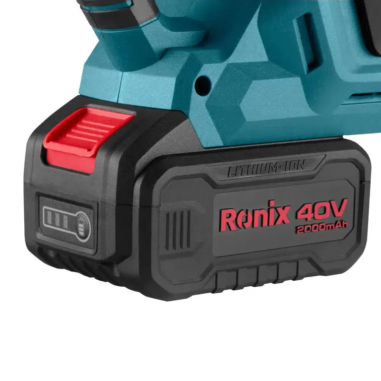 უნახშირო ჯაჭვური ხერხი Ronix-8923 40V, 30სმ — ფოტო 3