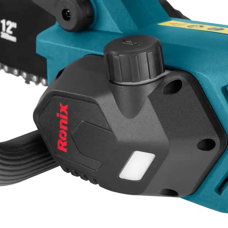 უნახშირო ჯაჭვური ხერხი Ronix-8923 40V, 30სმ — ფოტო 8